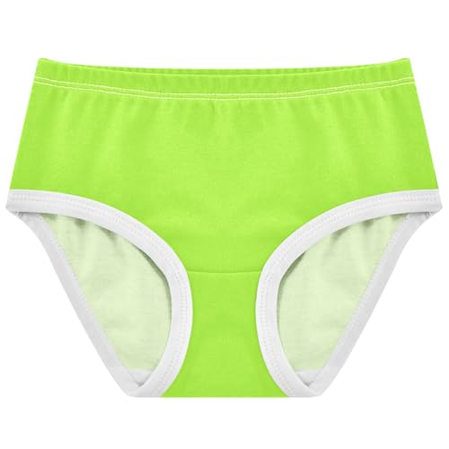 Joisal Green Yellow Girl Panties Cute Toddlers Underwear Floral Cotton Cartoon Briefs Underpants 2t