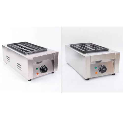 110V 28Pcs Cake Maker Commercial Takoyaki Maker Japanese Octopus Fish Ball