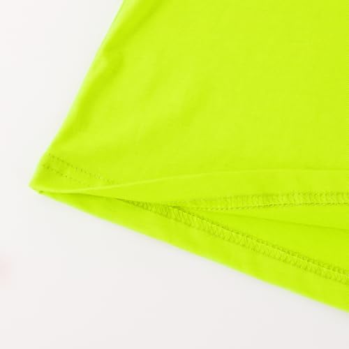 Image of Noomelfish Girls Short Sleeve Crop Tops Kids Summer Dance Cropped T-Shirts (5-14 Years)