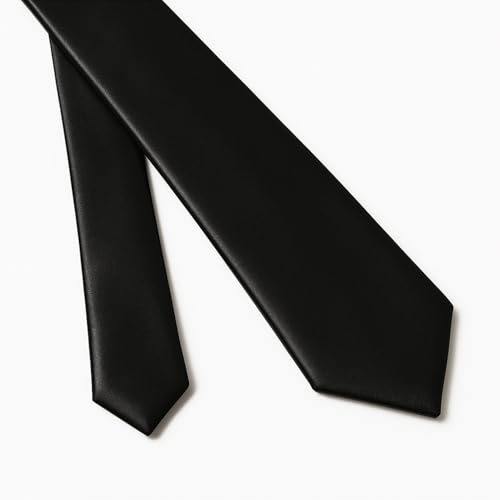 Image of SOFTSTYLE Premium Satin Necktie For Men | Wrinkle-Free | Ofice, Party & Wedding