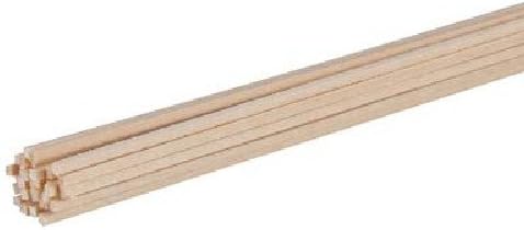 Bass Wood 1/32 X 1/32 x 24 30 BWS3000 - Quantity is Listed in Parenthesis in Title