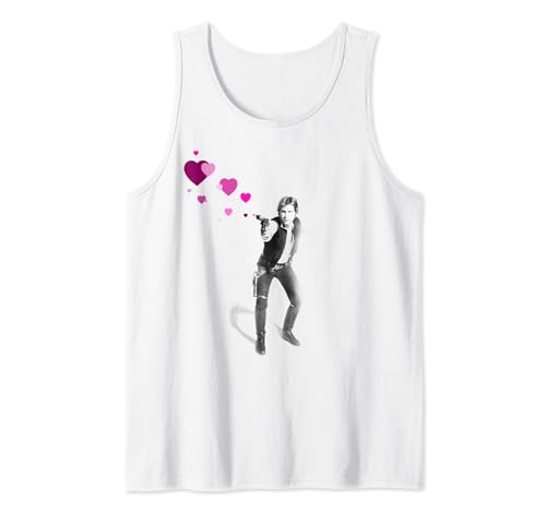 Débardeur Star Wars Han Solo Hearts cadeau original pour femme passionnée