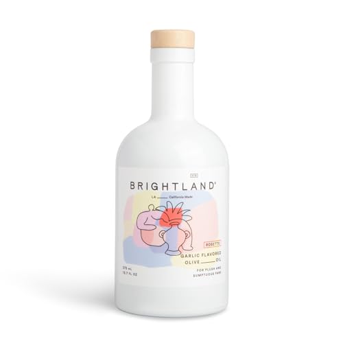 Brightland Aceite de Oliva Extra Virgen Sabor Ajo 12.7 fl oz