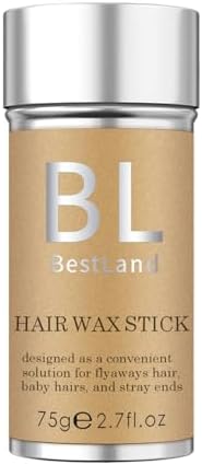 BestLand Hair Wax Stick – Non-Greasy, No-Residue Tamer for Flyaways, Frizz & Baby Hair, Styling Stick for Edges & Slick Back Looks, for Women, Men & Kids
