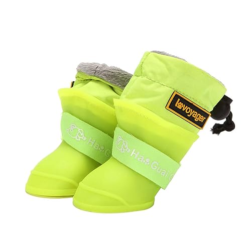 POPETPOP Doggy Shoes 4 Pcs waterproof pet s pet shoes dog rain footwear dog paw rain protector dogs shoes dog in s dog rain foot shoes dog s cat shoes Silica gel