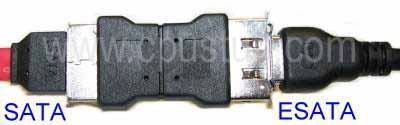 Adaptador Esata a SATA, 1 unidad, macho a hembra miniatura 5