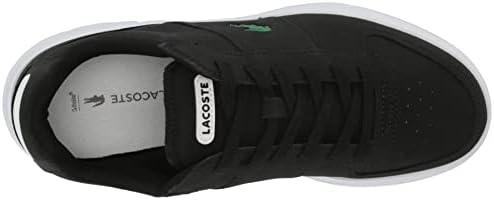 Lacoste Men's Game Advance Sneakers, Black/White, 12 | Image 4