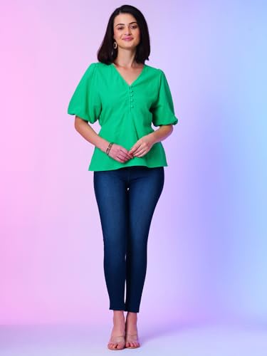 Image of Globus Women Top (3640777001 Green S)