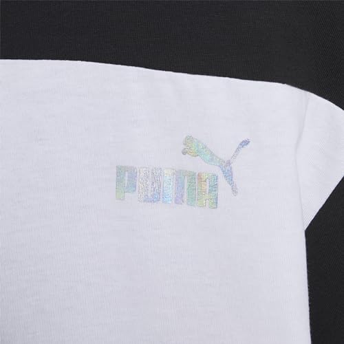 Image of Puma Girls' Short Sleeve T-Shirt, Fashion Prints & Colors, Soft and Comfortable