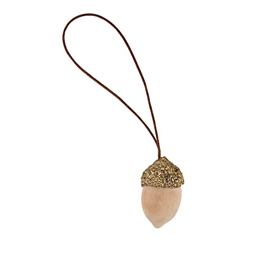 Rayher 46292000 Gland décoratif avec pendentif – 6 Pièces, 2 x 3,5 cm – Naturel