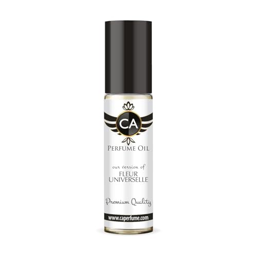 CA Perfume Impression of Fleur Universelle Unisex Fragrance Oil Amber Spicy Scent Long Lasting Perfumes for Women &amp; Men Travel Size TSA Ready Mini Parfum Body Oil Roll-on 0.33 Fl Oz 10ml