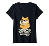 Photo Gallery donna dogecoin millionaire caricamento divertente dogecoin crypto meme maglietta con collo a v Photo Gallery donna dogecoin millionaire caricamento divertente dogecoin crypto meme maglietta con collo a v