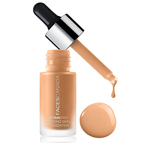 Image of FACESCANADA Ultime Pro Second Skin Foundation - Absolute Ivory 012, 15ml | Lightweight Anti-Ageing Serum Foundation | 3X Lighter | Natural Matte Finish | Medium To High Coverage | SPF 15 | Non-Oily