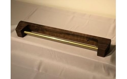木の存在感がある「タオルかけ」(ウォルナット)[GOODWOODWORKS]