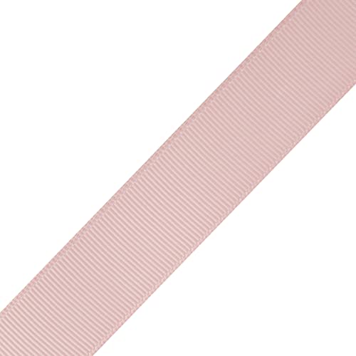 Fondersy 22mmX 91M Solid Grosgrain Ribbon for Gift Wrapping Hair Bows, Parties, Wedding Decoration, Crafts Sewing(Vanilla) - Image 2