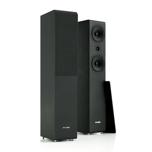 Migliori altoparlanti Pylon Audio Opal 23 - Coppia di altoparlanti da pavimento 150 W, Nero