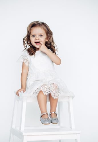 Girls Glitter Ballerina Ballet Mary Jane Flat Wedding Party Birthday Prom Princess Dress Shoes for Toddler/Little Kid3