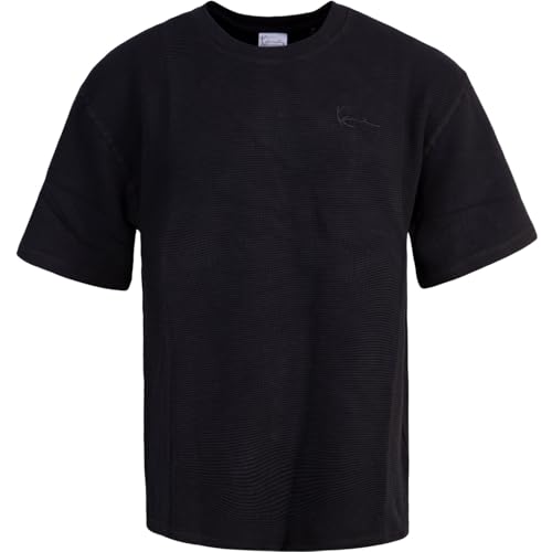 Karl Kani T-shirt gaufré signature haut mode urbaine oversize