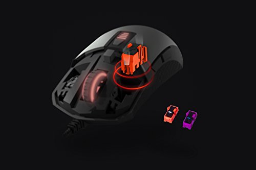 Epicgear Egmmx1-Bgdaa Morpha X Gaming Mouse, Modular Dual Sensor 12000Dpi Ir Led/ 8200Dpi Laser Sensor, Gray #TOP2