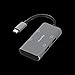 VisionTek USB-C Hub - 2X USB-A, 2X USB-C for MacBook, Windows, Chromebook - Portable Bus Powered Adapter - 901539