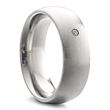 Modeschmuck mit Designanspruch made in Germany: Hochwertig und robuster Edelstahlring matt, aus eigener Manufaktur in Deutschland, aus hautfreundlichem Material.