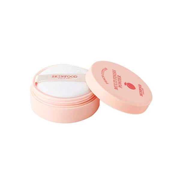 SKINFOOD-Peach-Cotton-Multi-Finish-Powder-5g-Korean-Peach-Extract-Calamin-Sebum-Control-Face-Powder-Silky-Setting-Powder-Setting-Powder-for-Oily-Skin-Sweet-Peach-Scent-for-Soft-Skin SKINFOOD Peach Cotton Multi Finish Powder 5g - Korean Peach Extract & Calamin Sebum Control Face Powder - Silky Setting Powder - Setting Powder for Oily Skin - Sweet Peach Scent for Soft Skin
