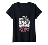 Photo Gallery donna cool festa della mamma design basket nonna maglietta con collo a v Photo Gallery donna cool festa della mamma design basket nonna maglietta con collo a v
