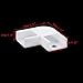 Mewutal 10pcs 90 Degrees Corner Connectors White V Shape LED Aluminum Channel Corner Kit 17x7mm Turning Adapters for Lighting System