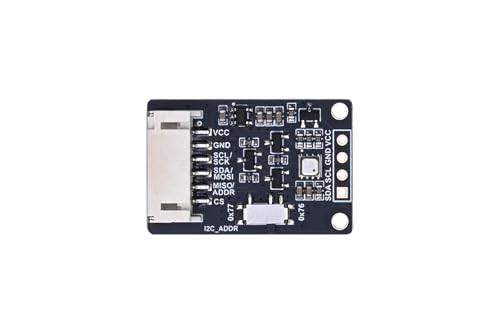 BME688 Environmental Sensor Module, AI-Enhanced, Monitors Temperature, Humidity, Pressure & Gas, I2C/SPI, 3.3V/5V Compatible for Raspberry Pi, Arduino, ESP32, IoT & Air Quality Projects