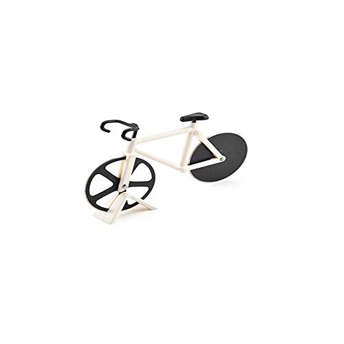 Couteau De Coupe De Pizza, Machine De Découpe De Vélo en Acier Inoxydable Cuisine Vélo Pizza Couteau De Coupe De Pizza Outil De Coupe De Pizza 4 Couleurs Blanc