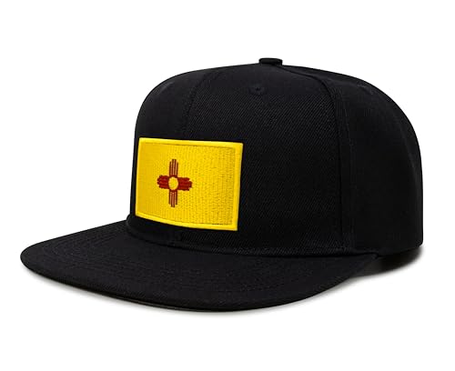 Image of International Tie State Hat for Men and Women, Adjustable Snapback Trucker Baseball Cap with Embroidered Patch