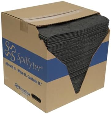 Spilfyter Premium Absorbent Pads, 16" x 18", 100 Count