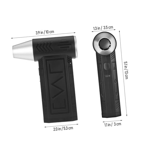 Mini ventilador portátil ajustable con soplador de polvo para camping 3