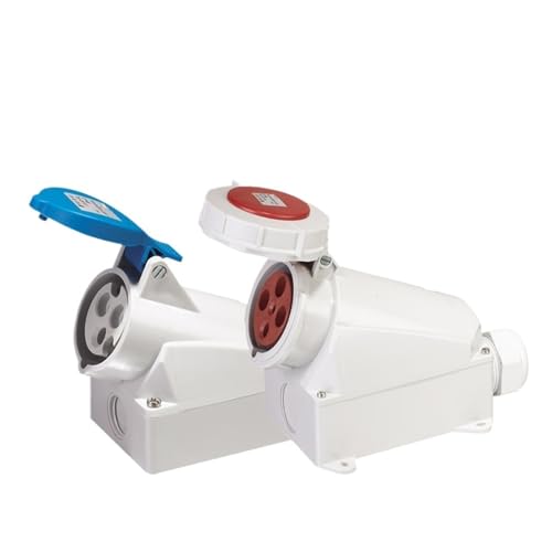 Connecteur d'alimentation étanche IP44 pour câble d'accouplement 400V 63A