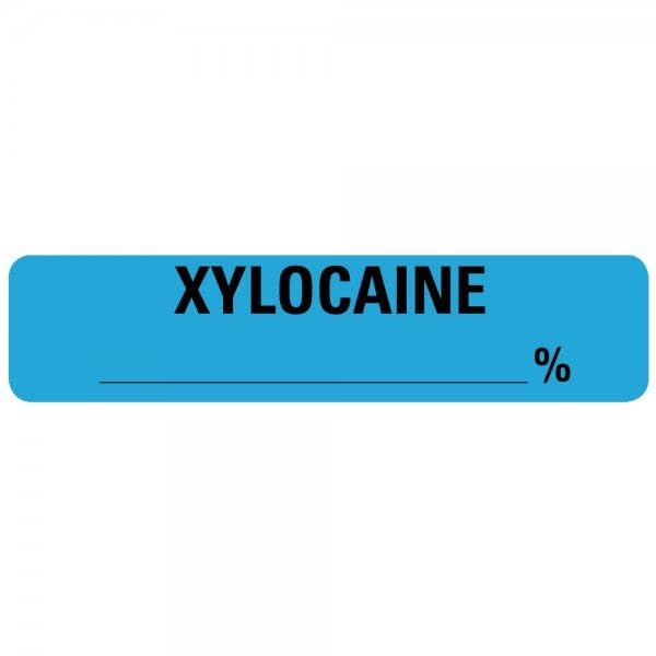 LabelValue | XYLOCAINE Percentage Medical Labels LV-MAN71