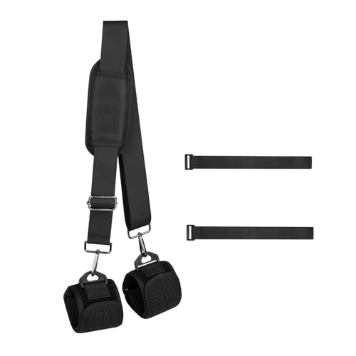 Wsdsgz Tracolla per trasporto a tracolla per dispositivi mobili pieghevoli, imbottiture antiscivolo, compatte, essenziali da viaggio, attrezzatura da esterno, cinghia sicura