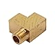 Sarini Winkeladapter, T-Splitter, Öldrucksensor, T-Stück, Öldruckmesser-Adapter, M10 x 1 Stecker auf 2 M10 x 1 Buchsenadapter, Messing