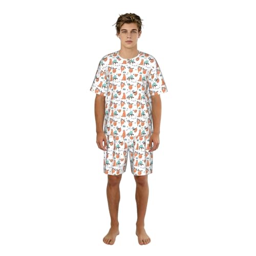 Pijama de perezoso musical para noches de verano y descanso en casa