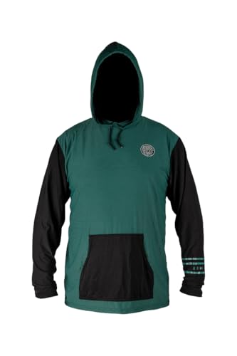 Ronix Men's UV Shade Wick Dry Hoodie - Jade/Black