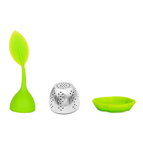 Image of TGL Co. Stainless Steel Leaf Tea Infuser (Pack of 1) | Durable Teapot Green Tea Filter | Perfect for Loose Leaf Tea Brewing