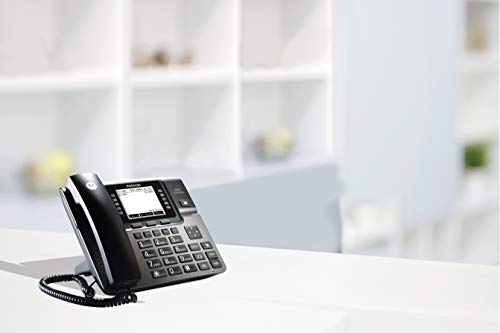 Motorola Ml1002D Dect 6.0 Expandable 4-Line Business Phone System With Voicemail, Digital Receptionist And Music On Hold, Black, Base Station + 2 Wireless Desk Sets #TOP2