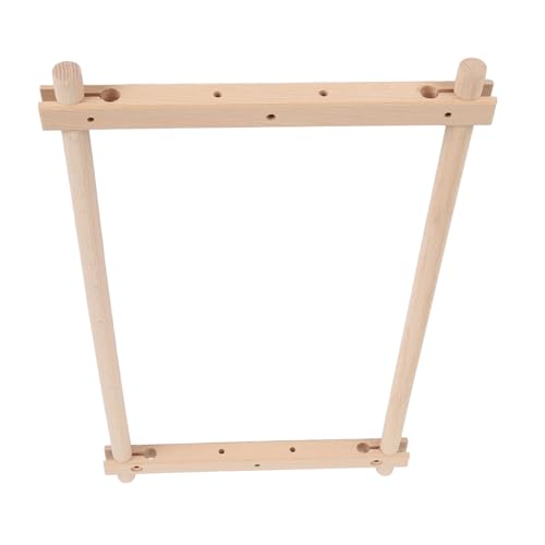 Bastidor rectangular para bordado punto de cruz y tapiz de madera 3