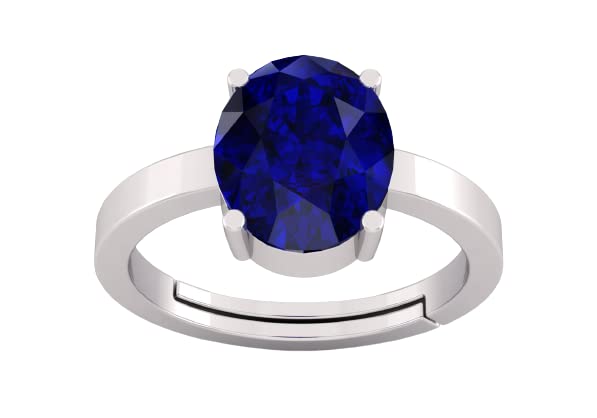 Buy ZETTOX 7.00 Ratti Natural Blue Sapphire (Neelam) Original Gemstone ...