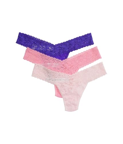 Image of hanky panky - Signature Lace Low Rise Thongs for Women | Lacy Lingerie Underwear | 3 or 5 pack
