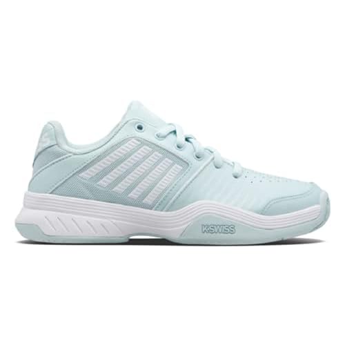 K-Swiss Women's Court Express Tennis Shoe 6 White/Open Air/Strawberry Ice