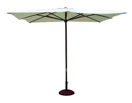 Vette Cdf00890 Ombrellone, Rettangolare, Legno, Beige