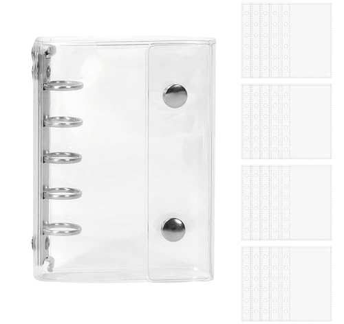 Amazon | Yingrito シール帳 バインダー M5 透明 3サイズ選べる (M5/A6