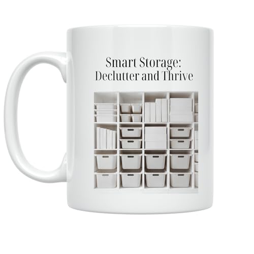 Organized Home Coffee Mug - Smart Storage: Declutter and Thrive