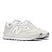 New Balance Unisex 574 V2 Familiar Ground Sneaker, White/Grey, 7 US Men