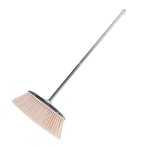VALICLUD Long Handle Cleaning Broom Home Cleaning Device Stainless Steel Handle Easy to Use Sweeper
